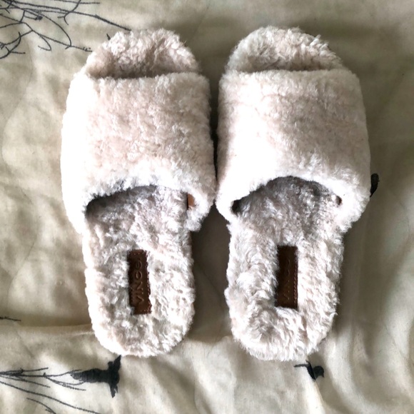 Vince Shoes - Vince shearling slippers. Brand New.  Never worn. sz 5.5